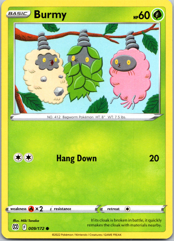 Burmy [009/172] [Brilliant Stars] Reverse Holofoil