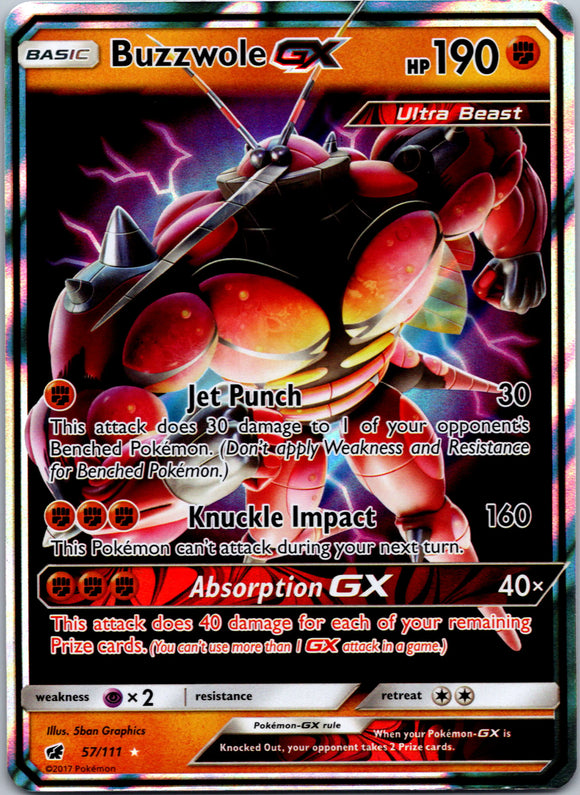 Buzzwole GX [57/111] [Crimson Invasion] Holofoil