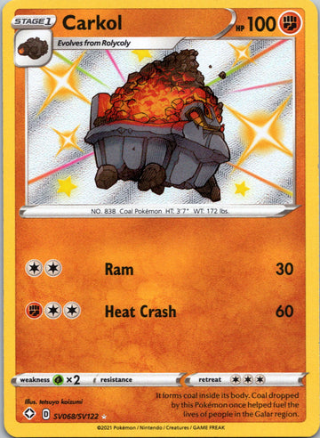 Carkol [SV068/SV122] [Shining Fates: Shiny Vault] Holofoil