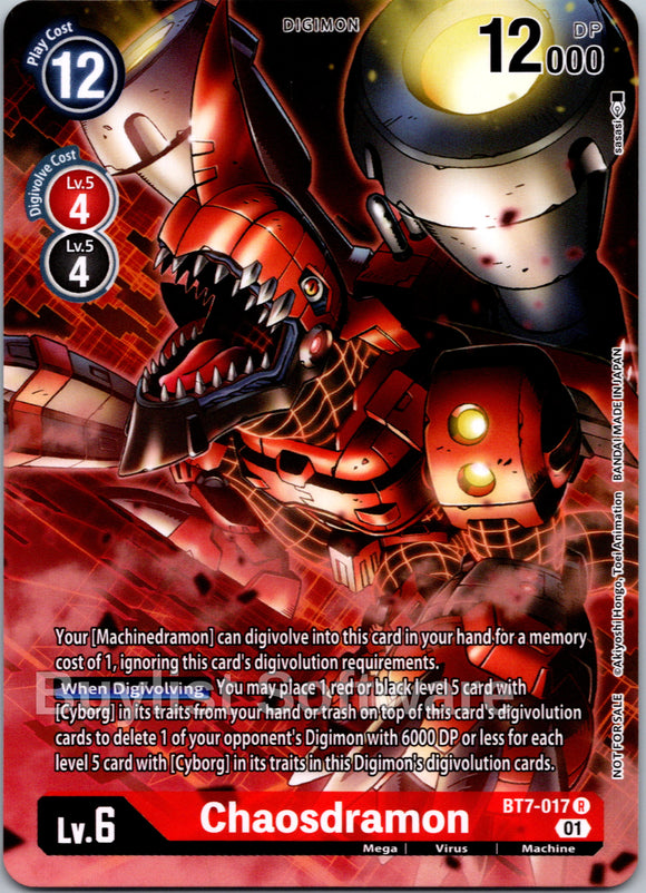 Chaosdramon (Winner Pack Across Time) [BT7-017] [Next Adventure] Foil