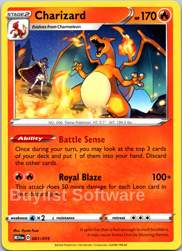 Charizard [001/015] [McDonald's Promos 2024]
