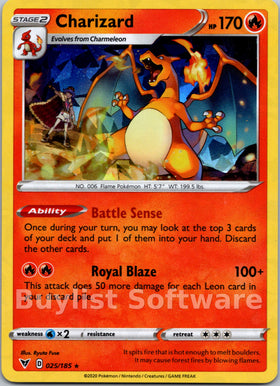Charizard [025/185] [SWSH04: Vivid Voltage]