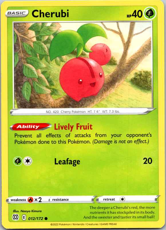 Cherubi [012/172] [Brilliant Stars] Reverse Holofoil