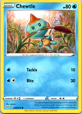 Chewtle [026/072] [Shining Fates]