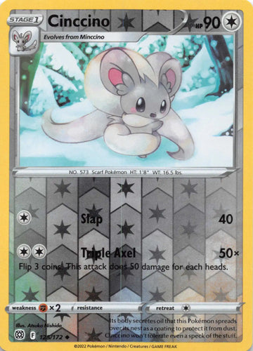 Cinccino [125/172] [Brilliant Stars] Reverse Holofoil