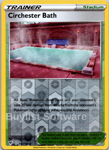 Circhester Bath [150/185] [Vivid Voltage] Reverse Holofoil