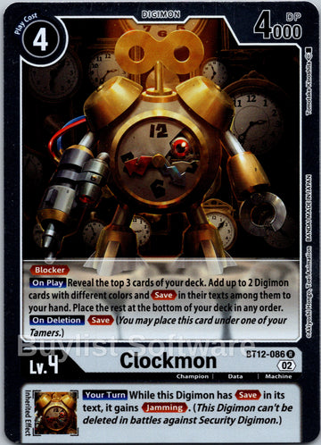 Clockmon [BT12-086] [Across Time] Foil