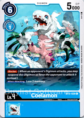 Coelamon [BT5-026] [Battle of Omni] Normal