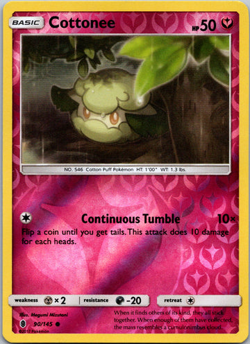 Cottonee [90/145] [Guardians Rising] Reverse Holofoil