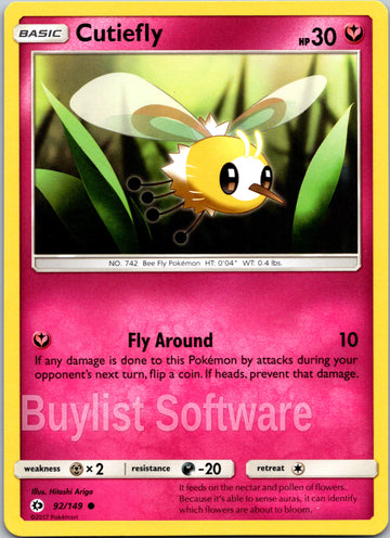 Cutiefly [92/149] [Sun & Moon Base Set]