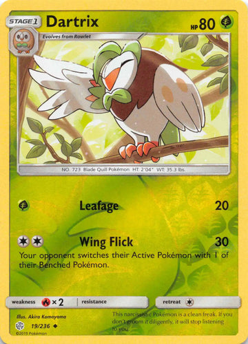 Dartrix [19/236] [Cosmic Eclipse] Reverse Holofoil