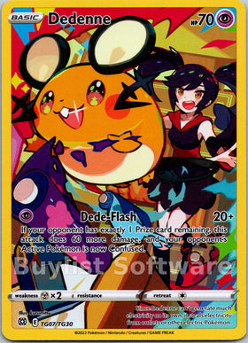 Dedenne [TG07/TG30] [Brilliant Stars Trainer Gallery] Holofoil