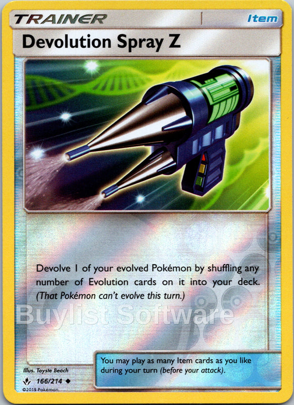 Devolution Spray Z [166/214] [Unbroken Bonds] Reverse Holofoil