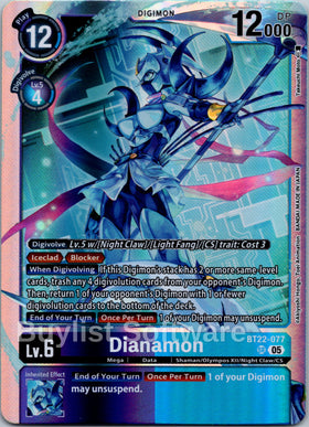 Dianamon [BT22-077 SR] [Cyber Eden] Foil