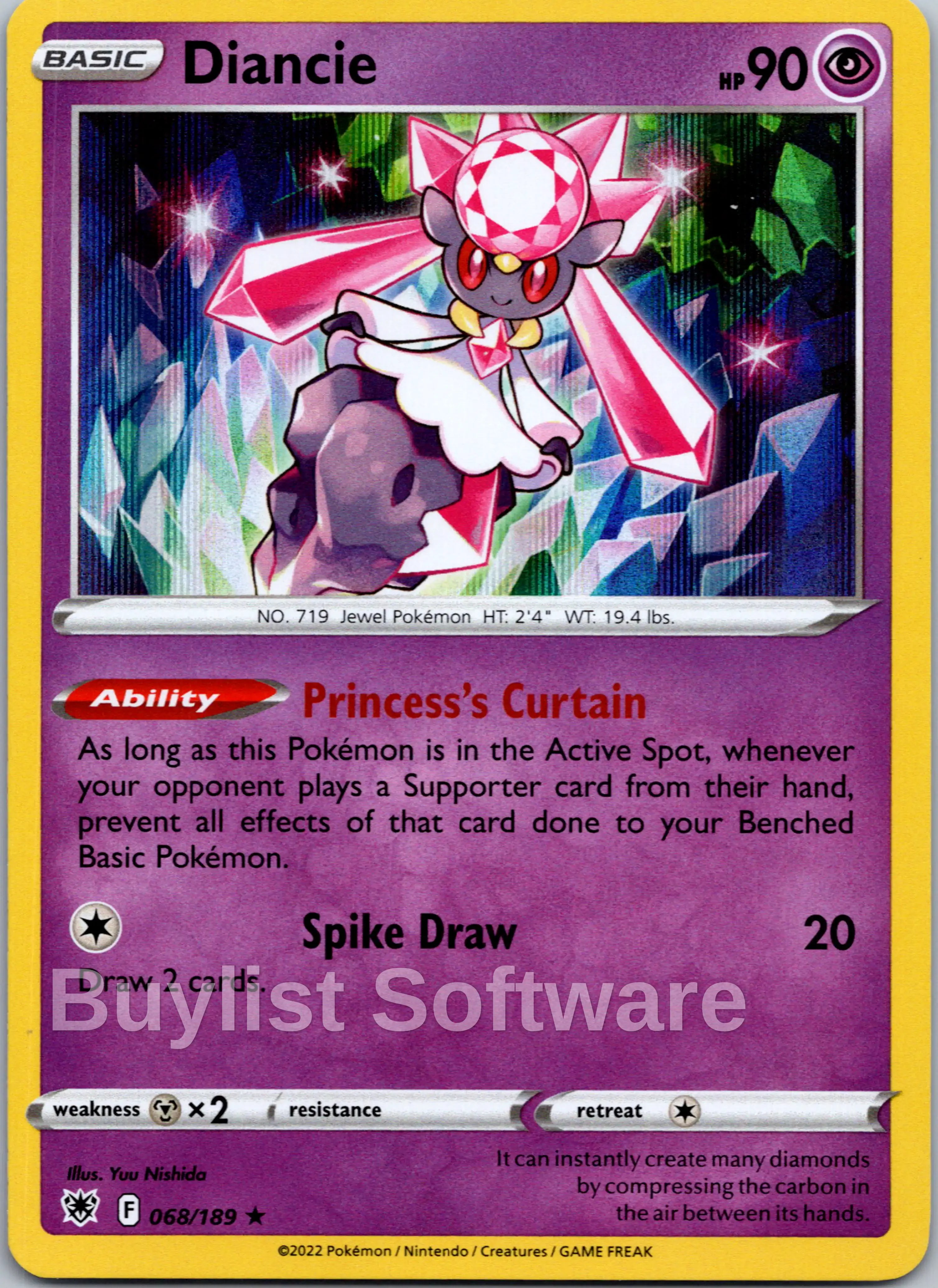 Diancie [068/189] [Astral Radiance] Holofoil