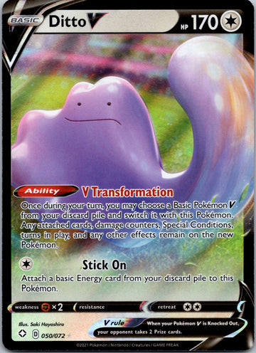 Ditto V [050/072] [Shining Fates] Holofoil