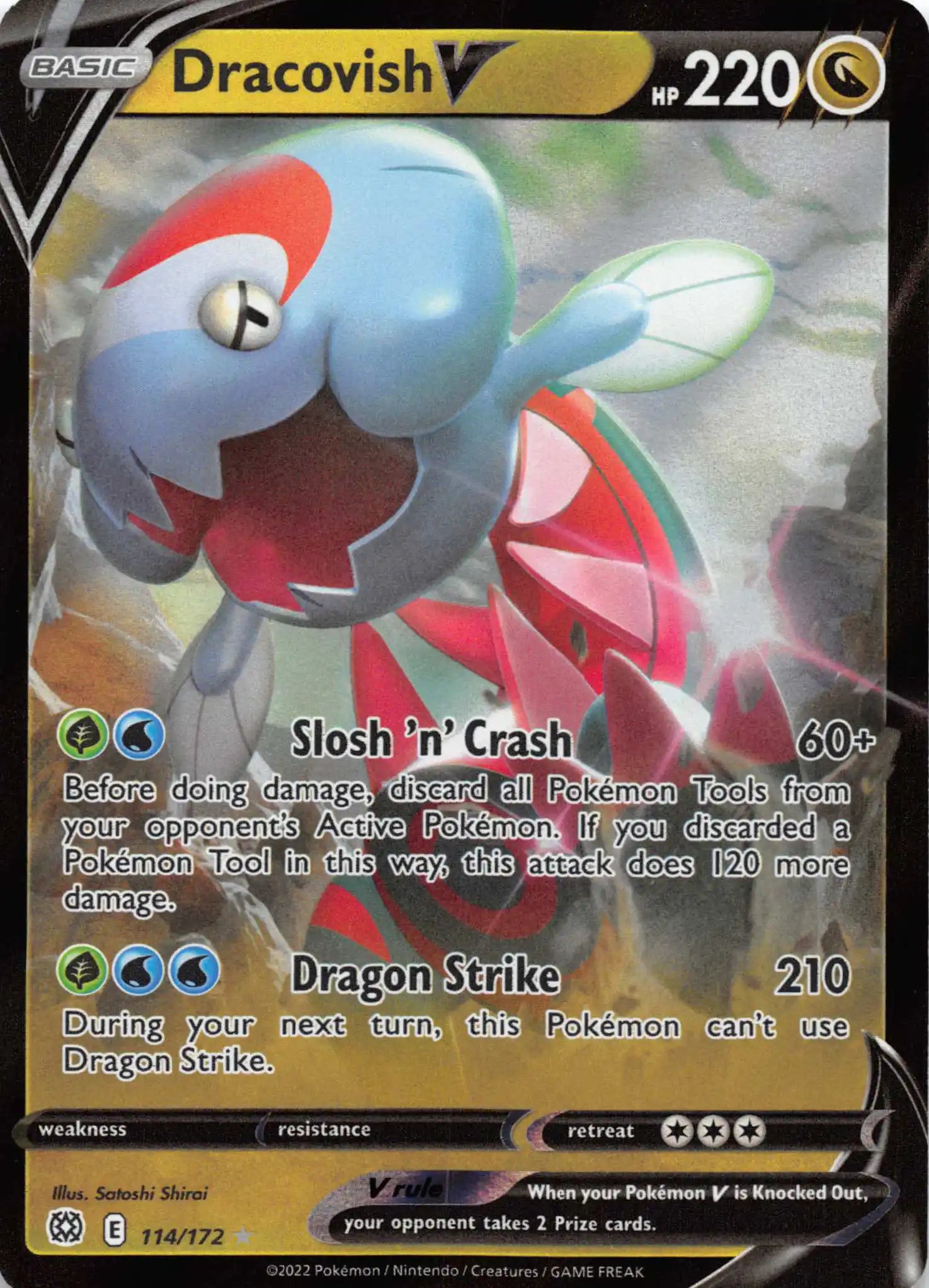 Dracovish V [114/172] [Brilliant Stars] Holofoil