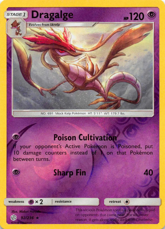 Dragalge [92/236] [Cosmic Eclipse] Reverse Holofoil