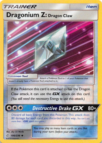 Dragonium Z: Dragon Claw [190/236] [Cosmic Eclipse] Reverse Holofoil
