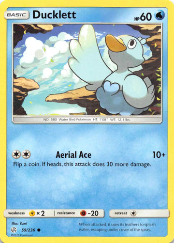 Ducklett [59/236] [Cosmic Eclipse] Reverse Holofoil