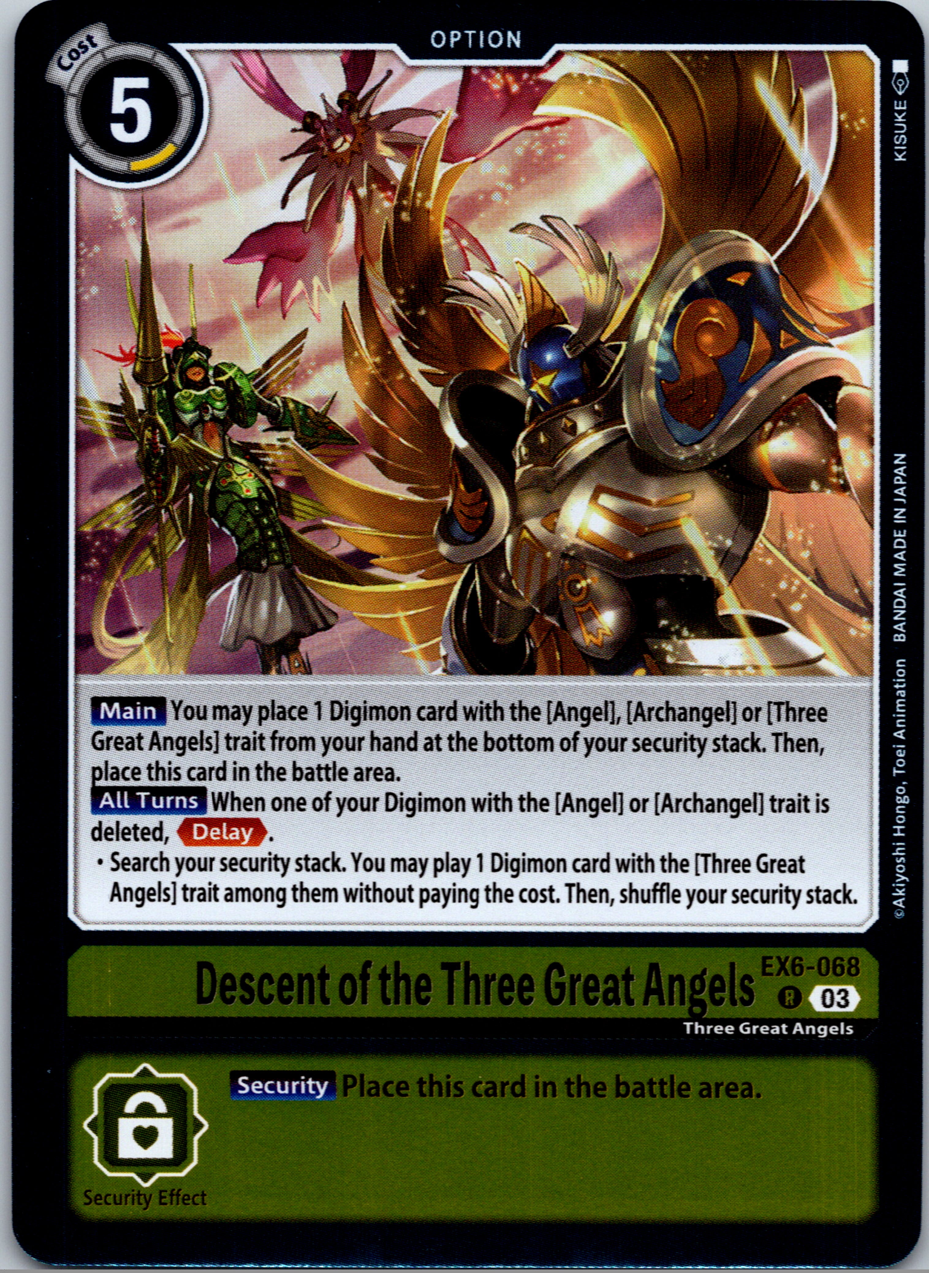 Descent of the Three Great Angels [EX6-068-R] [Infernal Ascension] Foil