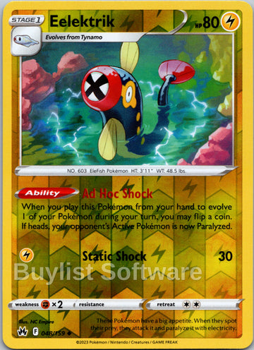 Eelektrik [048/159] [Crown Zenith] Reverse Holofoil