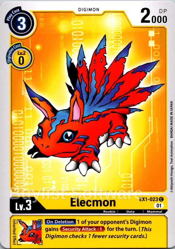 Elecmon [EX1-023] [Classic Collection] Normal