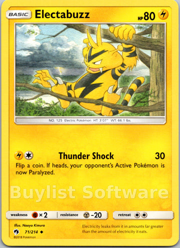 Electabuzz (071/214) [Sun & Moon: Lost Thunder]