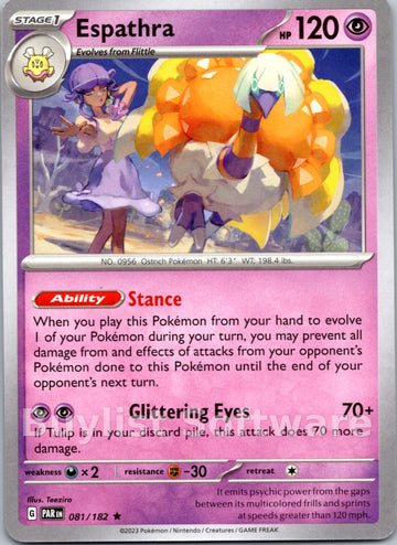 Espathra (081/182) - [Scarlet & Violet: Paradox Rift] Reverse Holofoil