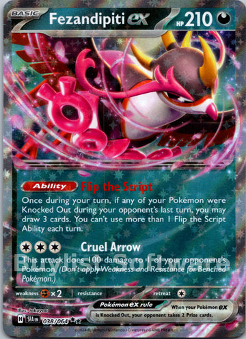 Fezandipiti ex [038/064] - (Shrouded Fable) Holofoil