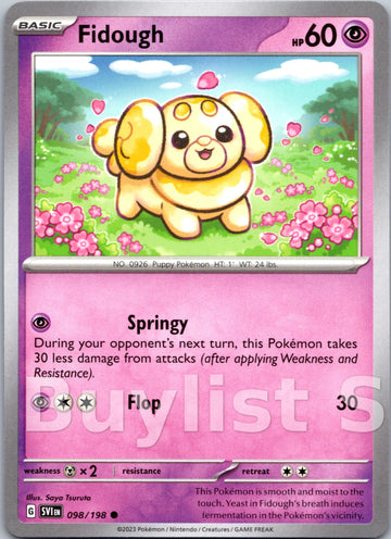 Fidough - 098/198 [98] - (SV01 Scarlet & Violet Base Set)