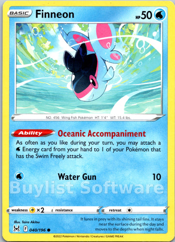 Finneon (040/196) [Sword & Shield: Lost Origin]