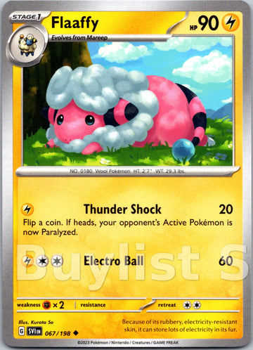 Flaaffy [67] - (SV01 Scarlet & Violet Base Set)