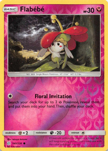 Flabebe - 149/236 [149/236] [Cosmic Eclipse] Reverse Holofoil