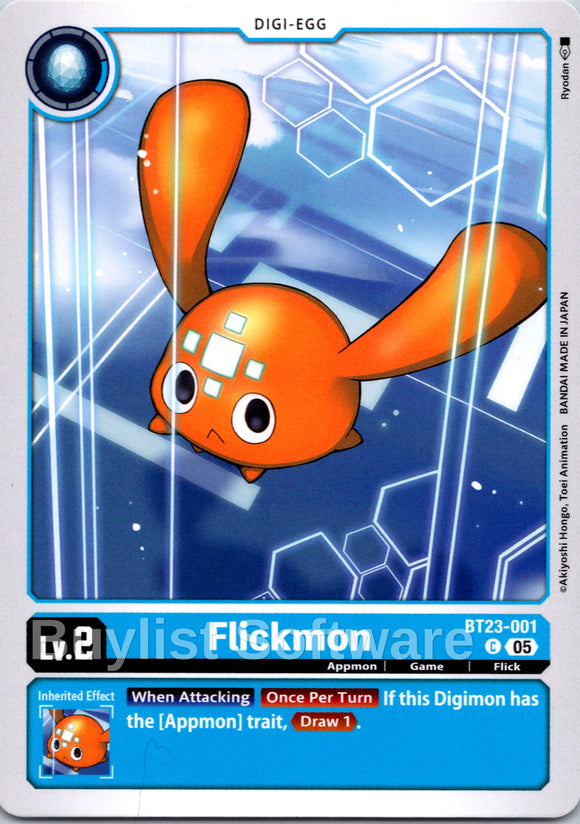 Flickmon [BT23-001 C] [Hackers' Slumber]