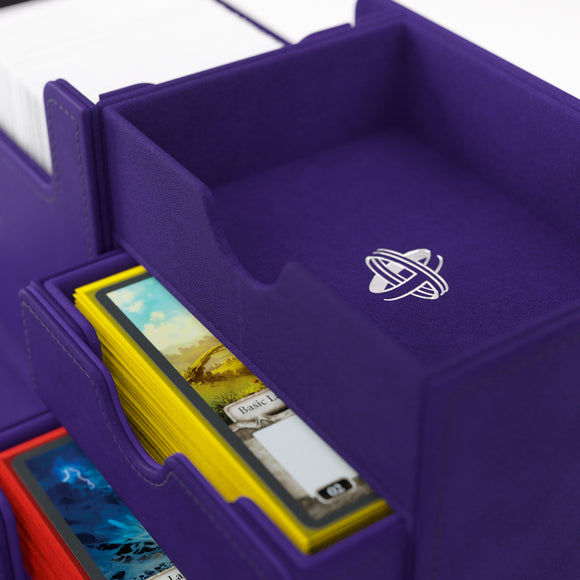 The Academic 133+ XL Convertible Purple/Purple Deck Box (133ct)