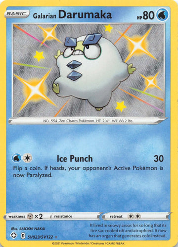 Galarian Darumaka [SV023/SV122] [Shining Fates: Shiny Vault] Holofoil