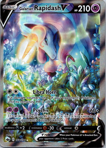 Galarian Rapidash V (168/198) [Sword & Shield: Chilling Reign]