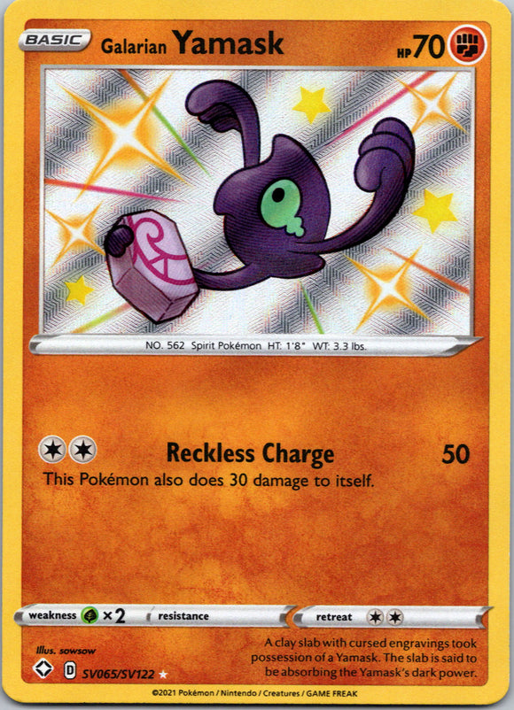 Galarian Yamask [SV065/SV122] [Shining Fates: Shiny Vault] Holofoil