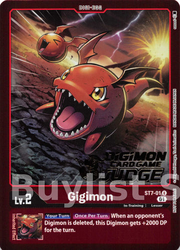 Gigimon (Judge Pack 2) [ST7-01] [Starter Deck 07: Gallantmon] Foil