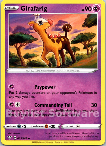Girafarig [065/185] [SWSH04: Vivid Voltage]