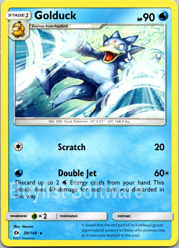 Golduck [29/149] [Sun & Moon Base Set]