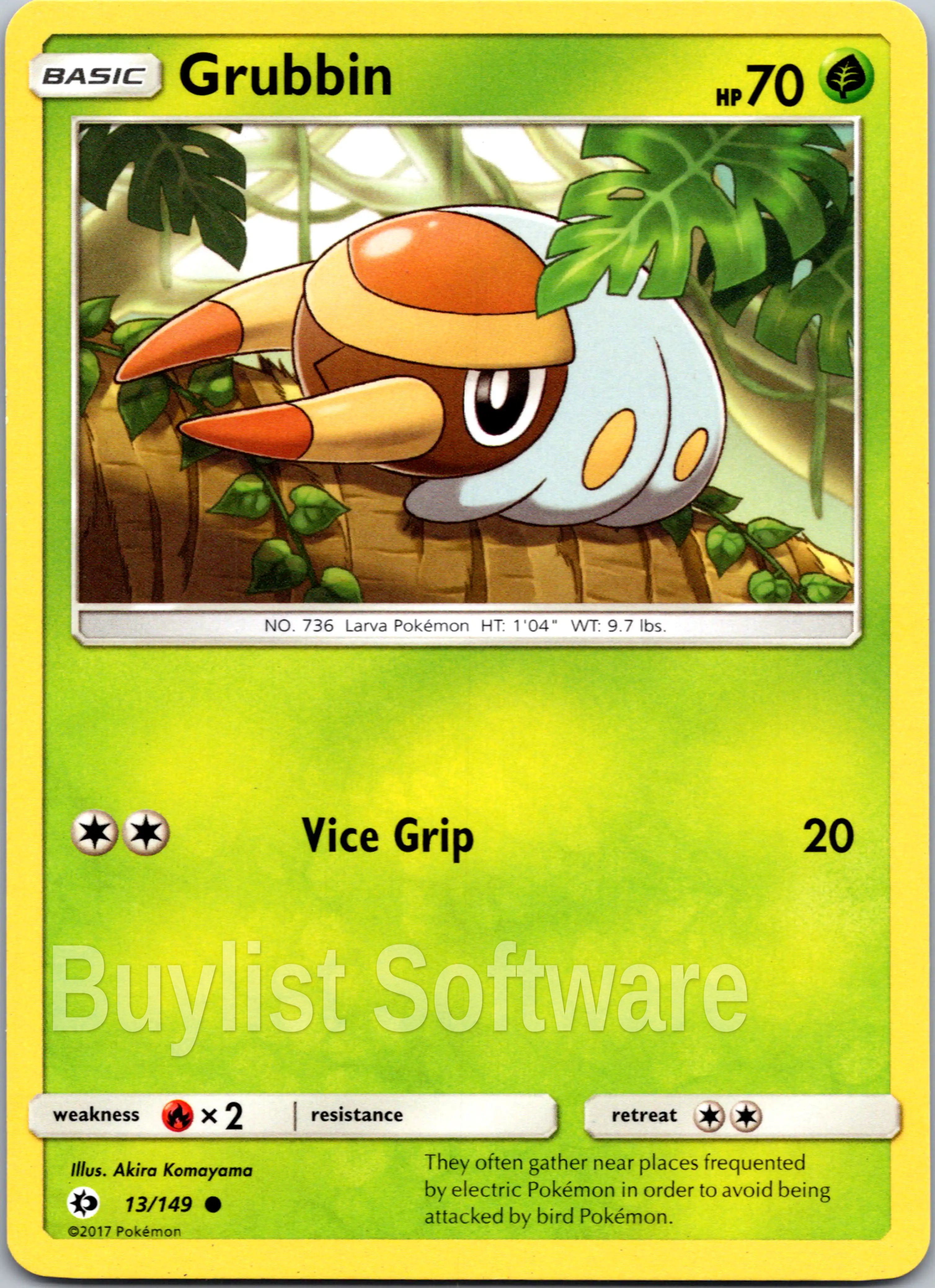 Grubbin [13/149] [Sun & Moon Base Set]
