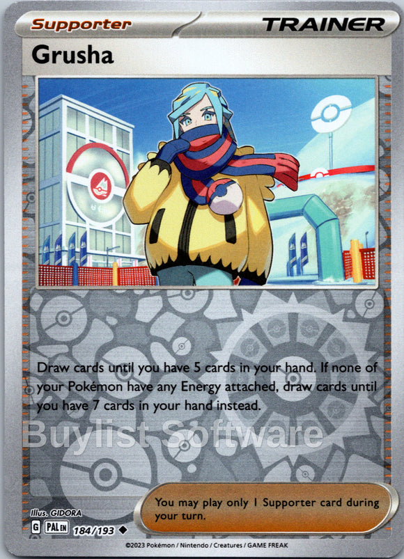 Grusha - 184/193 [184/193] [Paldea Evolved] Reverse Holofoil