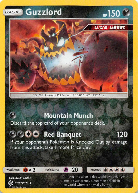 Guzzlord [136/236] [Cosmic Eclipse] Reverse Holofoil