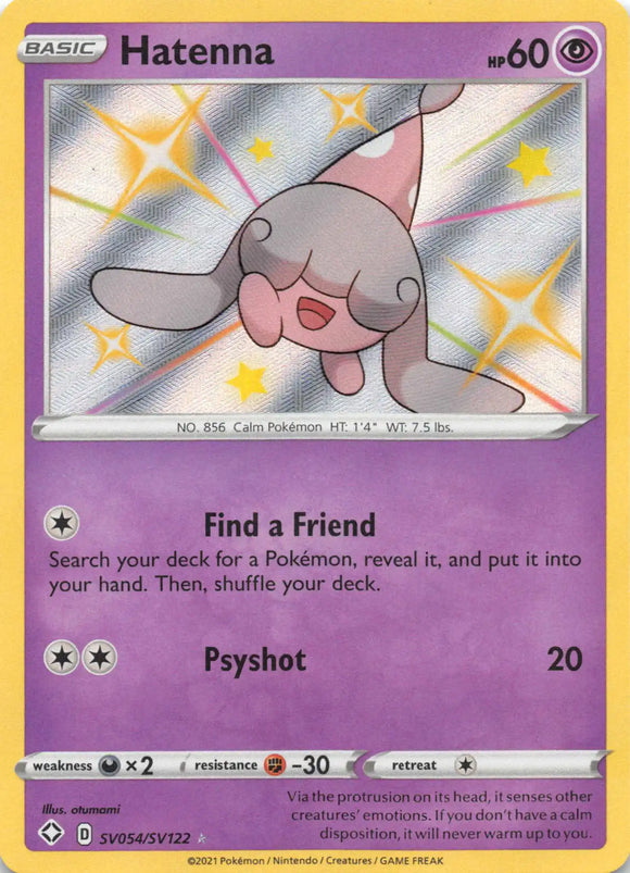 Hatenna [SV054/SV122] [Shining Fates: Shiny Vault] Holofoil