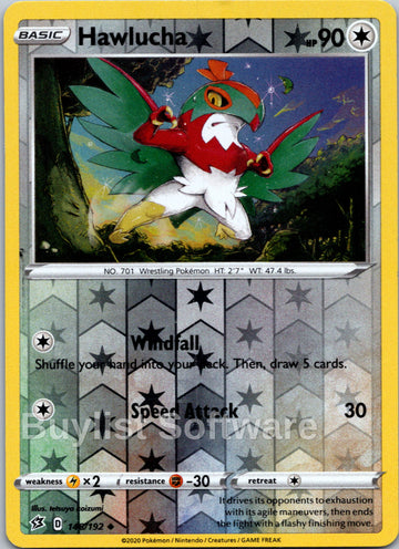 Hawlucha [148/192] [Rebel Clash] Reverse Holofoil