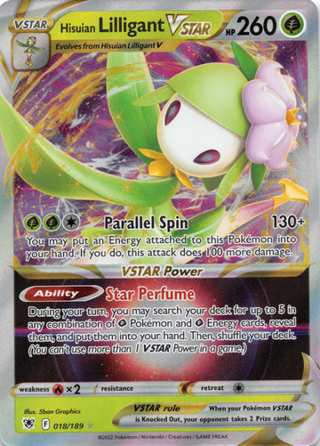 Hisuian Lilligant VSTAR [018/189] [Astral Radiance] Holofoil