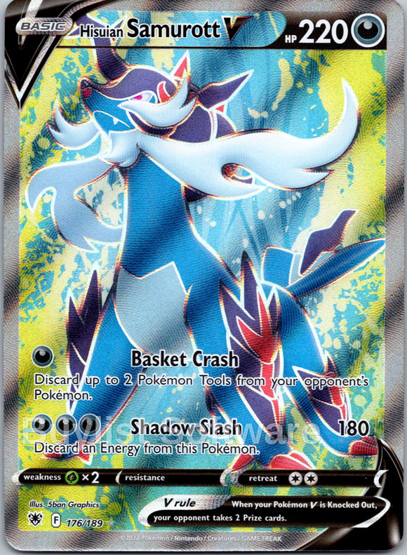 Hisuian Samurott V [176/189] [Astral Radiance] Holofoil