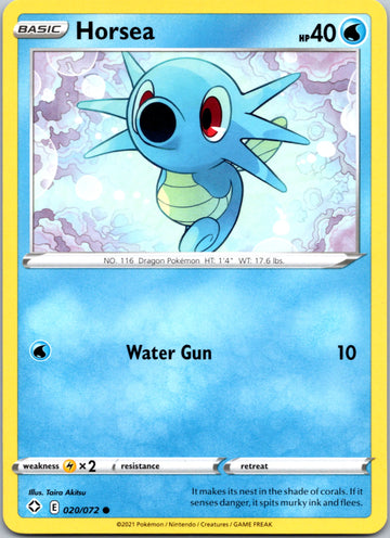 Horsea [020/072] [Shining Fates]